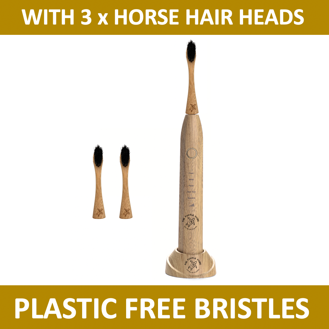 The Turtle Tribe® SONIC ELECTRIC TOOTHBRUSH + 3 bamboo heads The Turtle Tribe