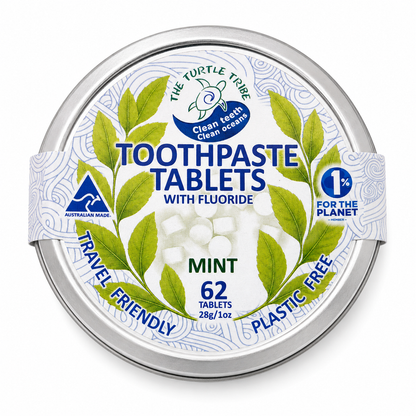 Toothpaste Tablets - mint, Plastic-free - 62 tablets