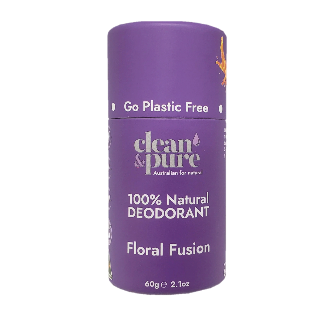 Clean & Pure Natural Deodorant - Floral Fusion 60g