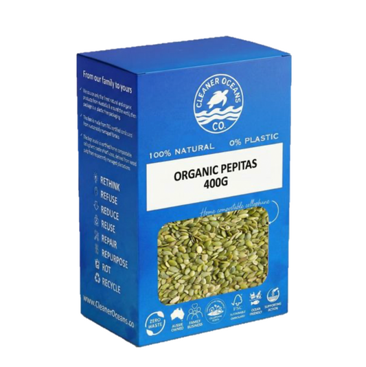 Cleaner Oceans Co. Organic Pepitas 400g - 100% plastic-free