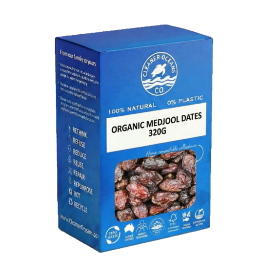 Cleaner Oceans Co. Organic Medjool Dates 320g - 100% plastic-free Clean Oceans Co.