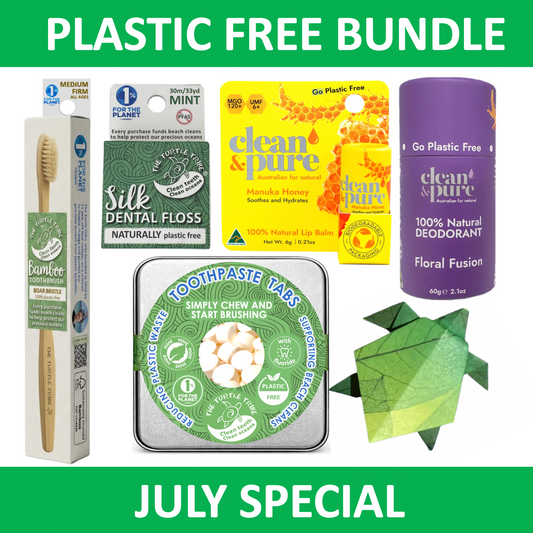 100% Plastic-free bundle - JULY SPECIAL 20% off The Turtle Tribe
