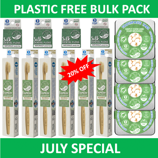 100% Plastic-free bulk pack - JULY SPECIAL 20% off The Turtle Tribe