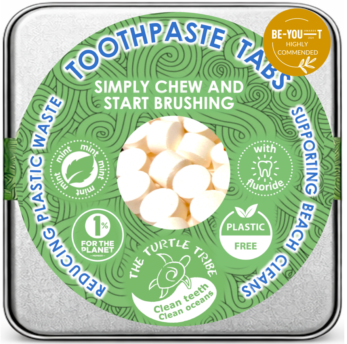 Toothpaste Tablet With Fluoride - Plastic Free