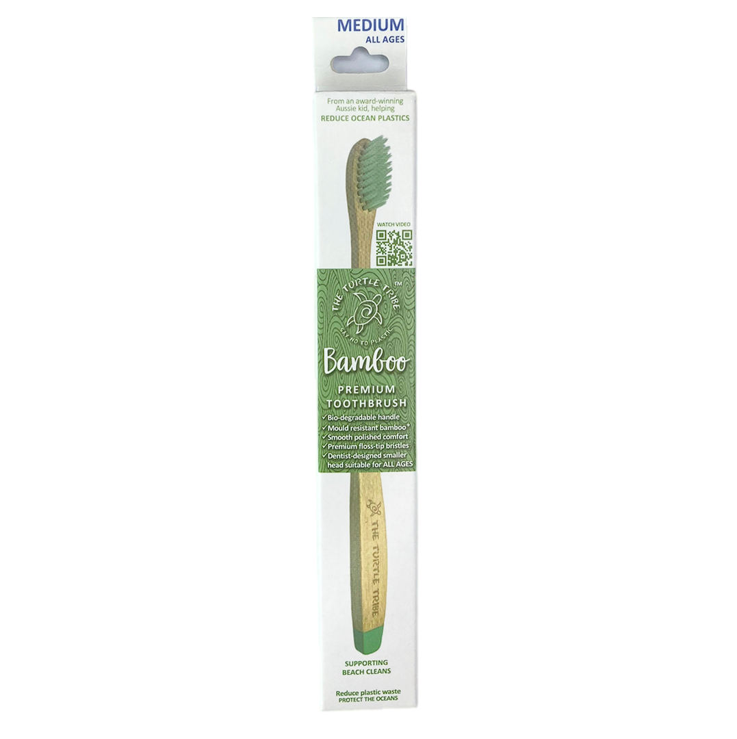 Turtle Tribe The Turtle Tribe® Premium Bamboo Toothbrush 1-pack