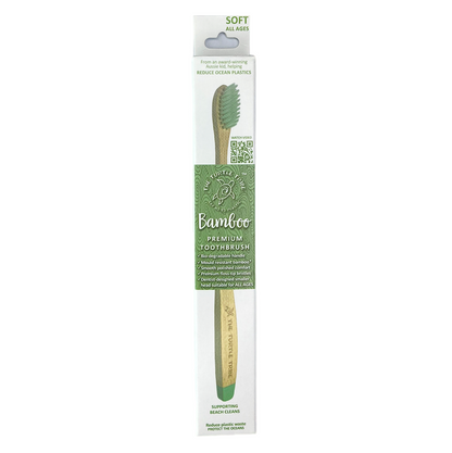 The Turtle Tribe® Premium Bamboo Toothbrush 1-pack Turtle Tribe