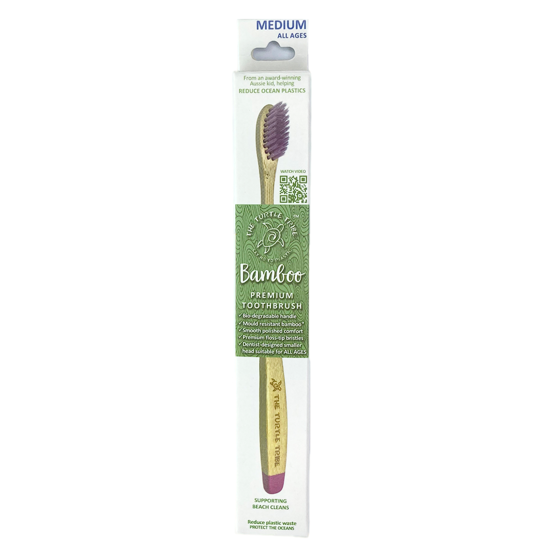 Turtle Tribe The Turtle Tribe® Premium Bamboo Toothbrush 1-pack