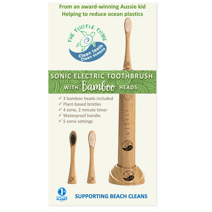 Award winning Sonic Electric Bamboo Toothbrush