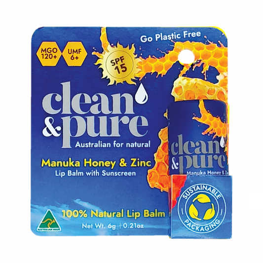 Clean & Pure SPF15 Lip Balm 6g Clean & Pure